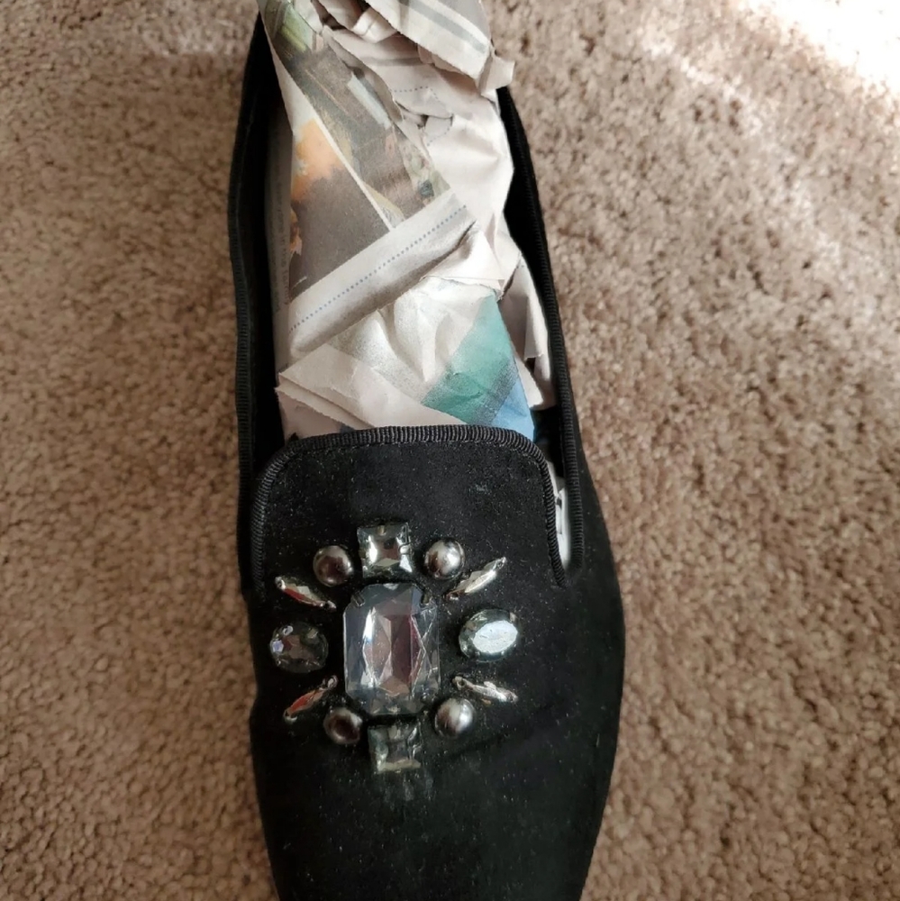 Simply Vera Vera Wang Bari Smoking Flats - Picture 7 of 12